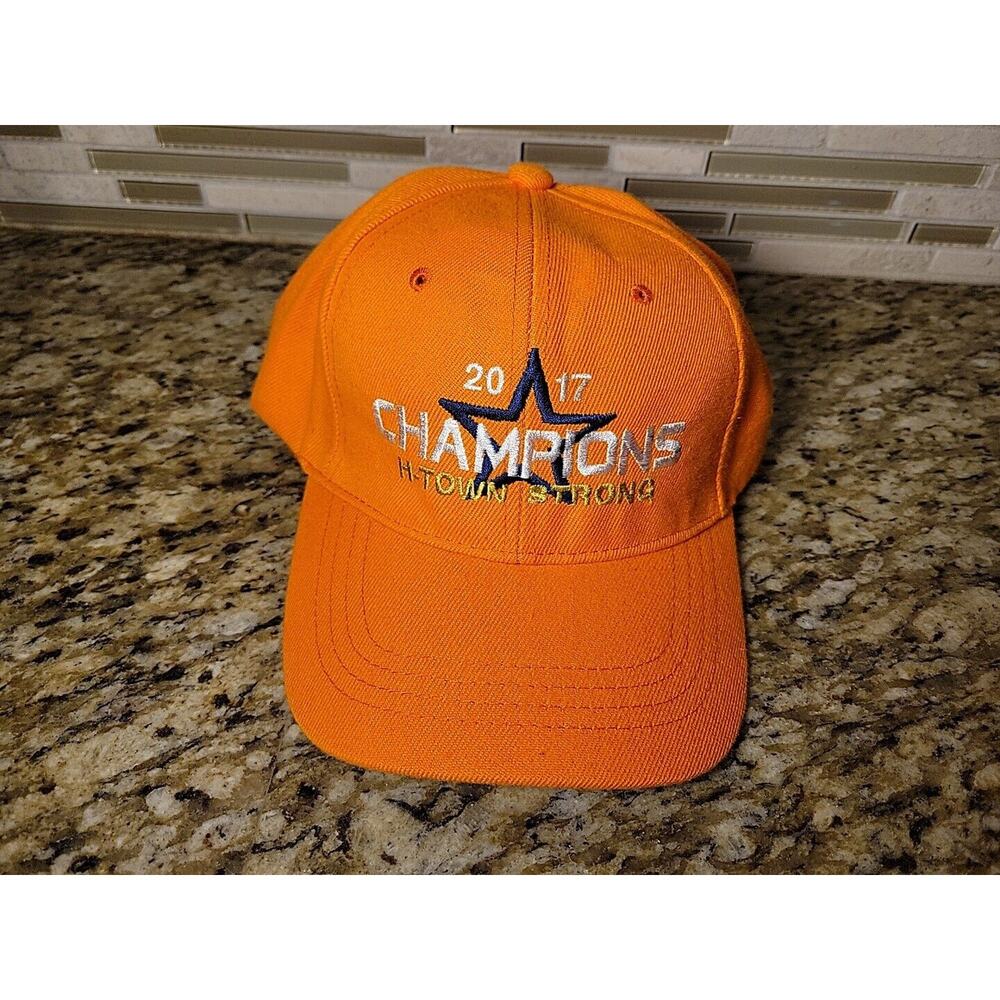Houston Astros Hat Cap Adult Men Adjustable Strapback MLB Baseball 2017 - Picture 8 of 8